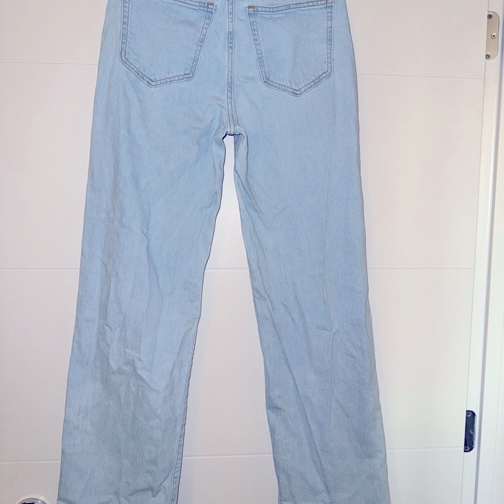 J. Crew Sky Blue Slim Wide Leg Jeans hardly worn